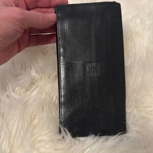 Nina Ricci Elegant Black Leather Wallet